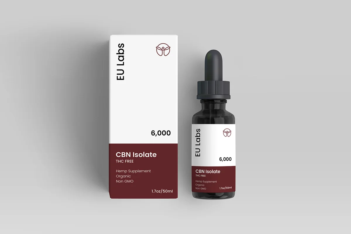 6000mg CBN oil cannabinol bottle and box — CBD Oil Sydney